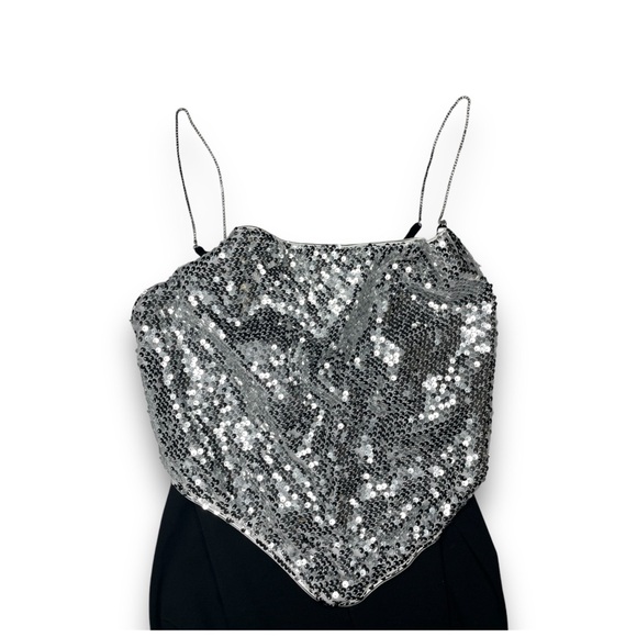 Shein SXY Black and Silver Sequence Dress Size 2XL NWT - Picture 2 of 3